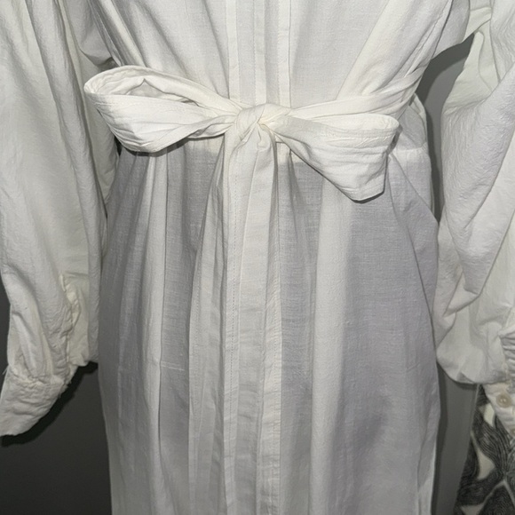 Sing & Smile Vintage 100% Cotton Maxi Dress SZ Medium - Picture 10 of 15